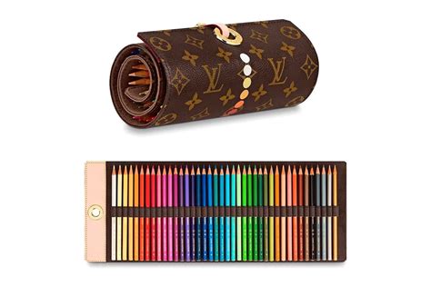 louis vuitton pencil case bag|Louis Vuitton pen case.